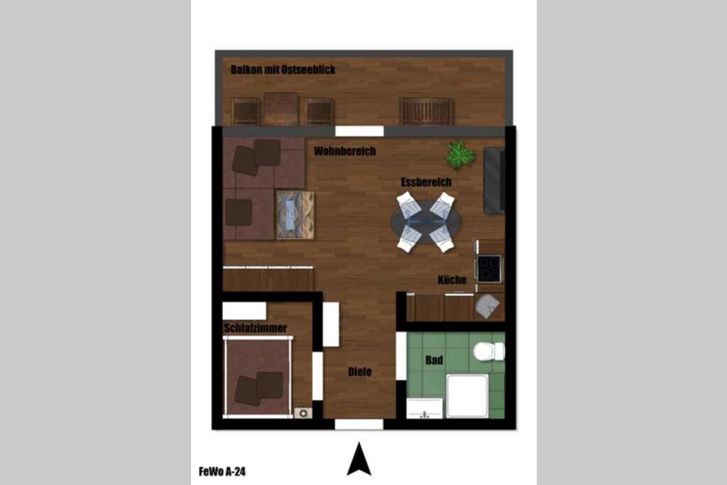 Meerblick Ferienwohnung Sierksdorf Exterior foto